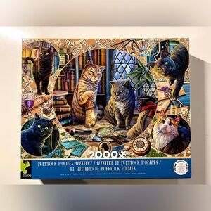 Ceaco - 2000 Piece Puzzle - Purrlock Holmes Mystery